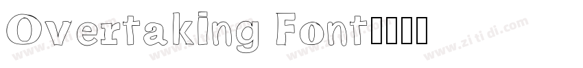 Overtaking Font字体转换